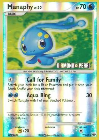 Manaphy (9/130) [Burger King Promos: 2008 Collection] | Game Master's Emporium (The New GME)