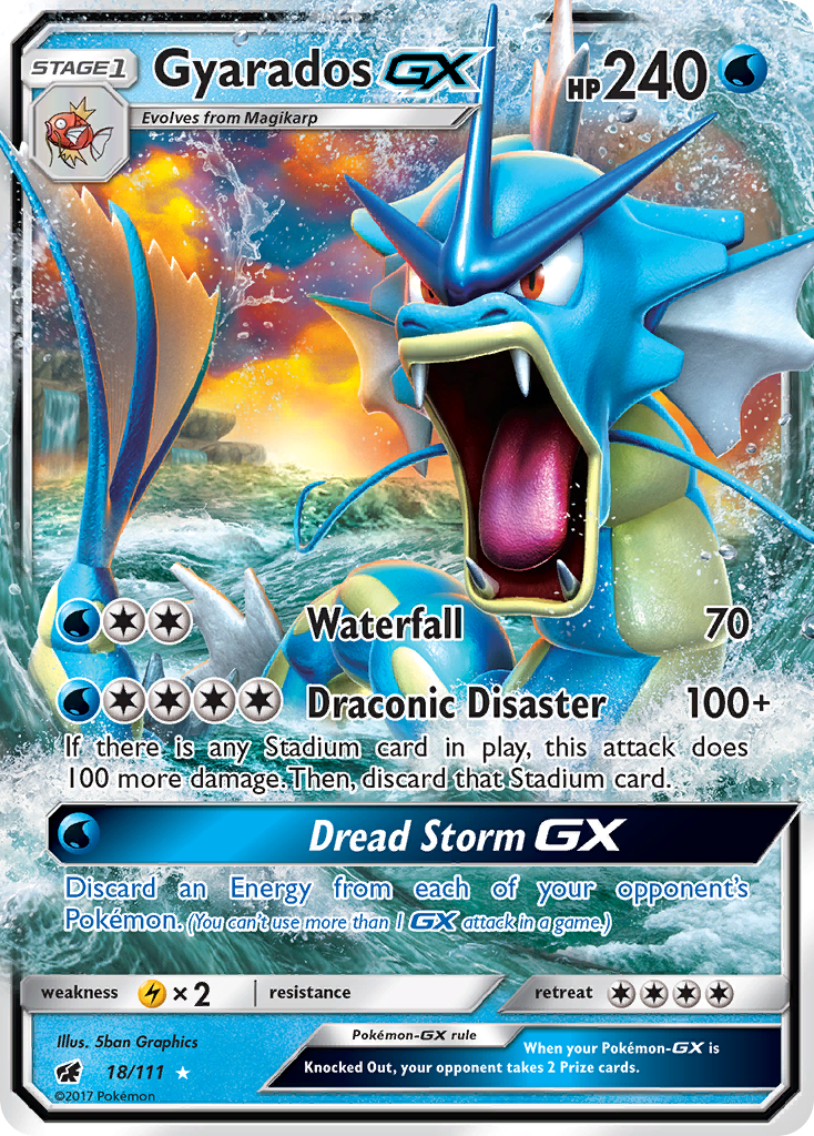 Gyarados GX (18/111) [Sun & Moon: Crimson Invasion] | Game Master's Emporium (The New GME)