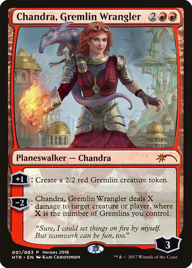 Chandra, Gremlin Wrangler [Heroes of the Realm] | Game Master's Emporium (The New GME)