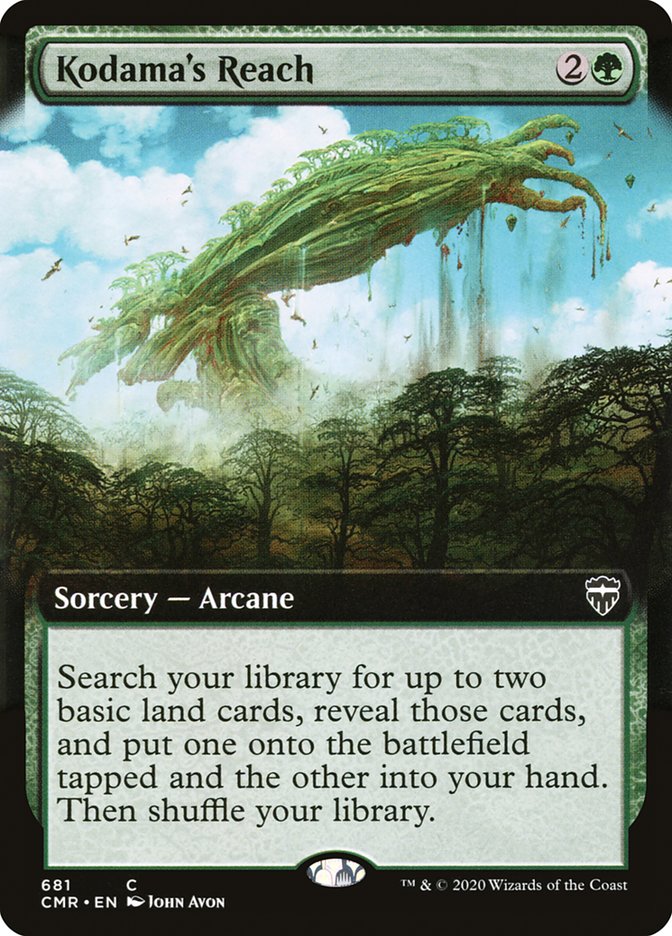 Kodama's Reach (Extended Art) [Commander Legends] | Game Master's Emporium (The New GME)