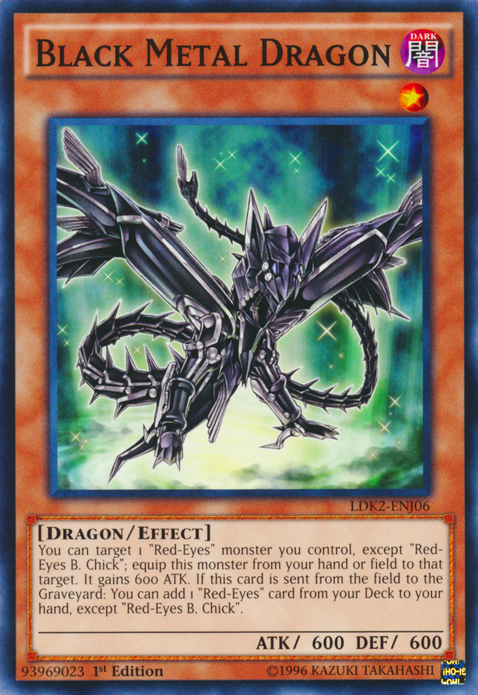 Black Metal Dragon [LDK2-ENJ06] Common | Game Master's Emporium (The New GME)