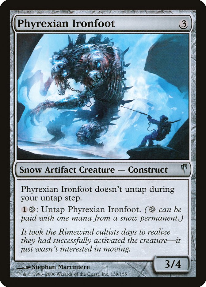 Phyrexian Ironfoot [Coldsnap] | Game Master's Emporium (The New GME)