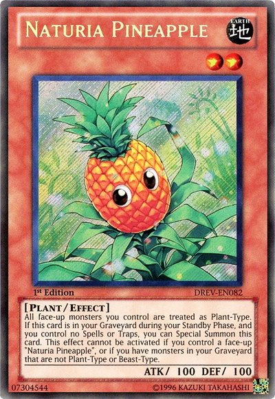 Naturia Pineapple [DREV-EN082] Secret Rare | Game Master's Emporium (The New GME)