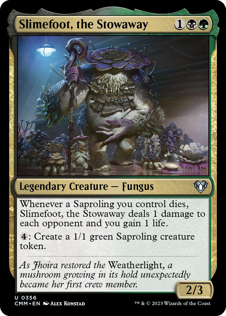 Slimefoot, the Stowaway [Commander Masters] | Game Master's Emporium (The New GME)