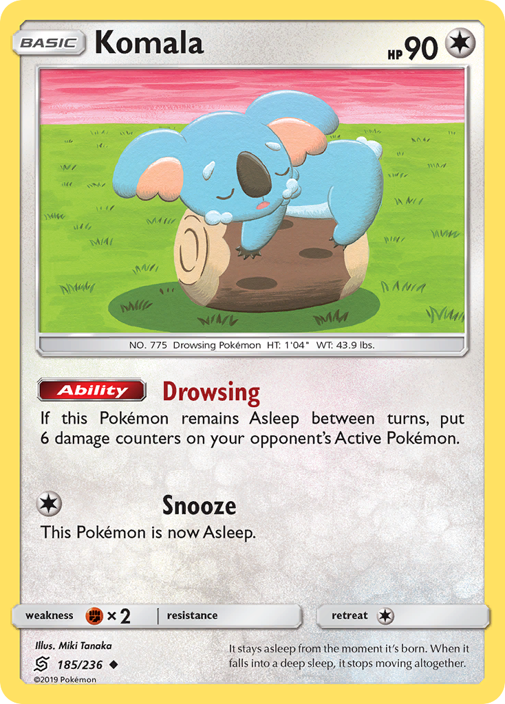 Komala (185/236) [Sun & Moon: Unified Minds] | Game Master's Emporium (The New GME)