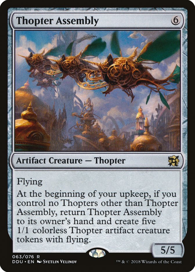 Thopter Assembly [Duel Decks: Elves vs. Inventors] | Game Master's Emporium (The New GME)