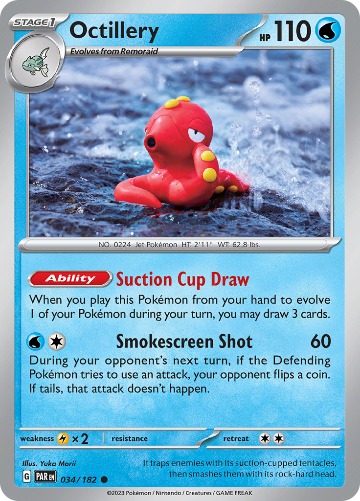 Octillery (034/182) [Scarlet & Violet: Paradox Rift] | Game Master's Emporium (The New GME)