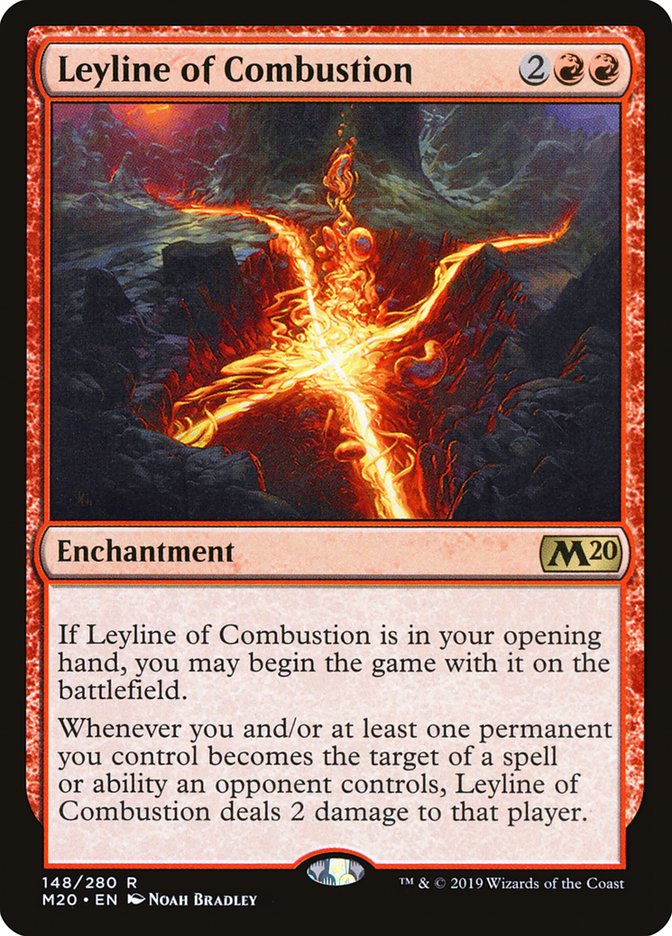 Leyline of Combustion [Core Set 2020] | Game Master's Emporium (The New GME)