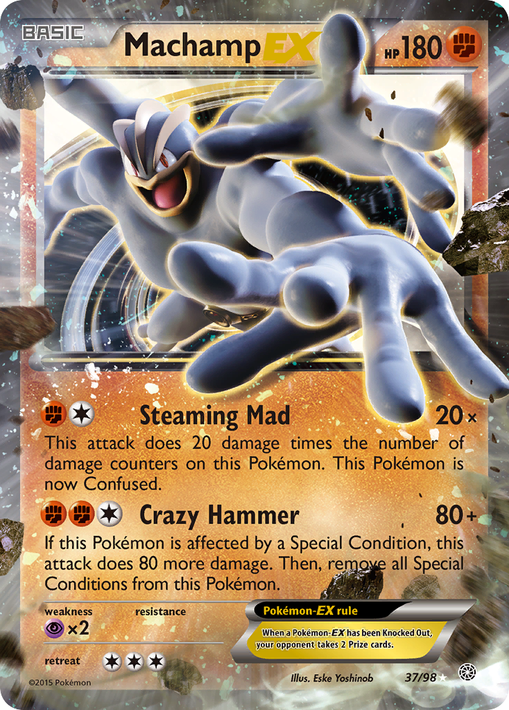 Machamp EX (37/98) [XY: Ancient Origins] | Game Master's Emporium (The New GME)