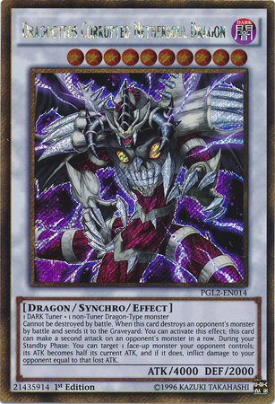 Dragocytos Corrupted Nethersoul Dragon [PGL2-EN014] Gold Secret Rare | Game Master's Emporium (The New GME)