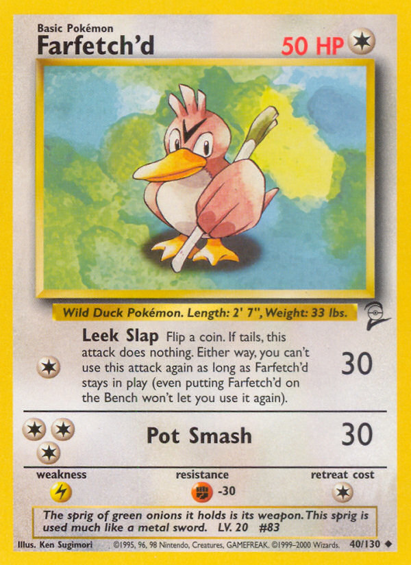 Farfetch'd (40/130) [Base Set 2] | Game Master's Emporium (The New GME)