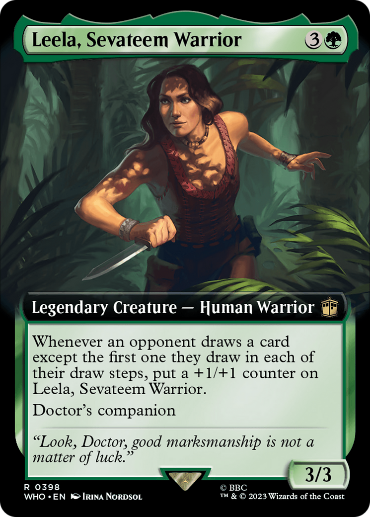 Leela, Sevateem Warrior (Extended Art) [Doctor Who] | Game Master's Emporium (The New GME)