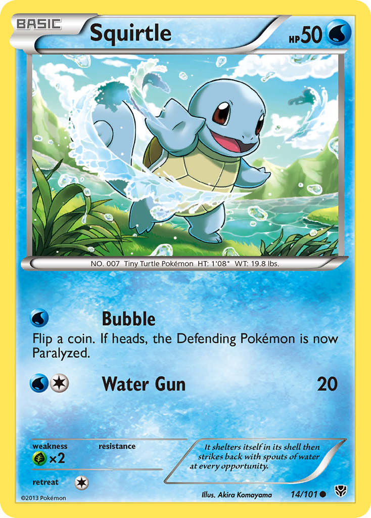 Squirtle (14/101) [Black & White: Plasma Blast] | Game Master's Emporium (The New GME)