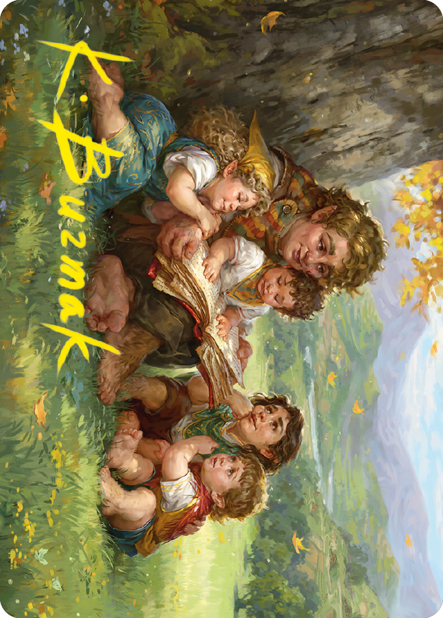 Samwise Gamgee Art Card (19/81) (Gold-Stamped Signature) [The Lord of the Rings: Tales of Middle-earth Art Series] | Game Master's Emporium (The New GME)