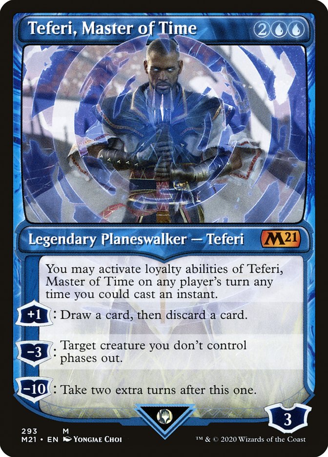 Teferi, Master of Time (Showcase) (293) [Core Set 2021] | Game Master's Emporium (The New GME)