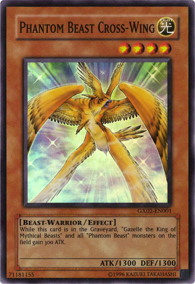 Phantom Beast Cross-Wing [GX02-EN001] Super Rare | Game Master's Emporium (The New GME)