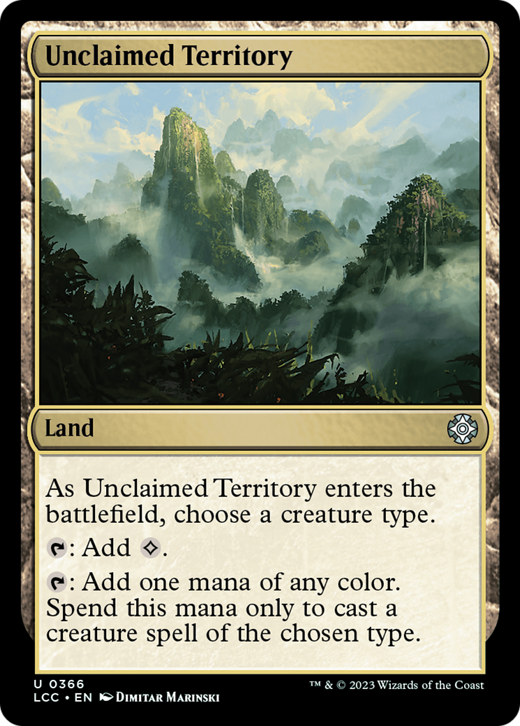 Unclaimed Territory [The Lost Caverns of Ixalan Commander] | Game Master's Emporium (The New GME)