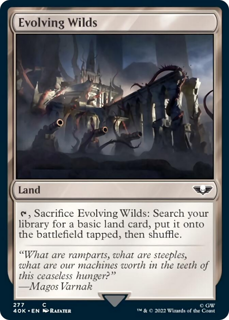 Evolving Wilds (Surge Foil) [Warhammer 40,000] | Game Master's Emporium (The New GME)