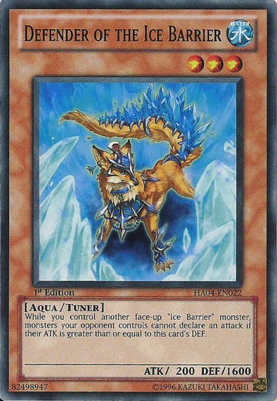 Defender of the Ice Barrier [HA04-EN022] Super Rare | Game Master's Emporium (The New GME)