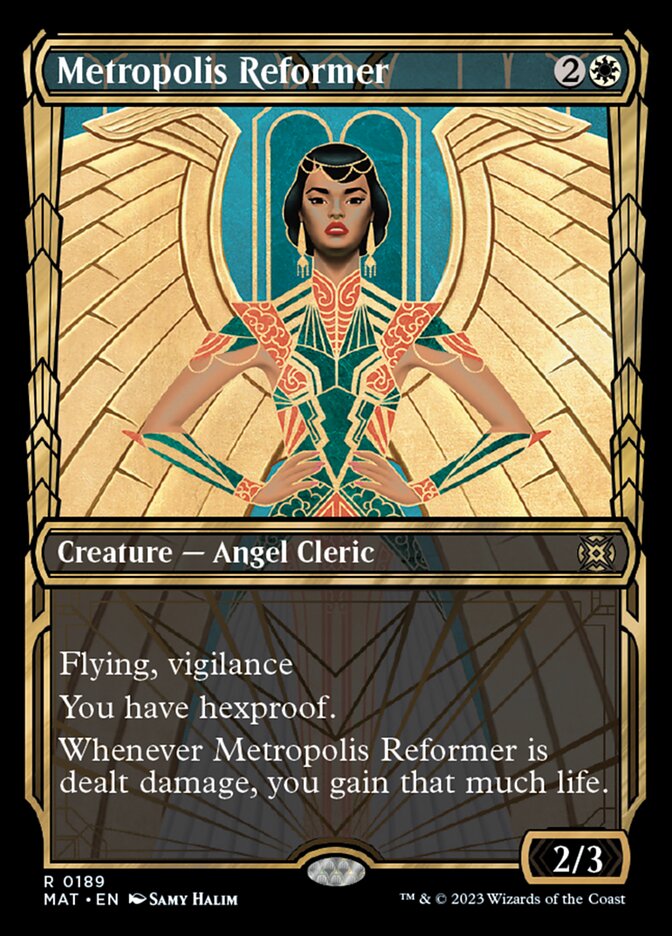 Metropolis Reformer (Showcase Halo Foil) [March of the Machine: The Aftermath] | Game Master's Emporium (The New GME)
