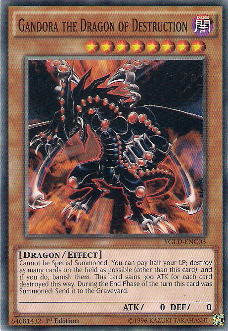 Gandora the Dragon of Destruction [YGLD-ENC03] Common | Game Master's Emporium (The New GME)