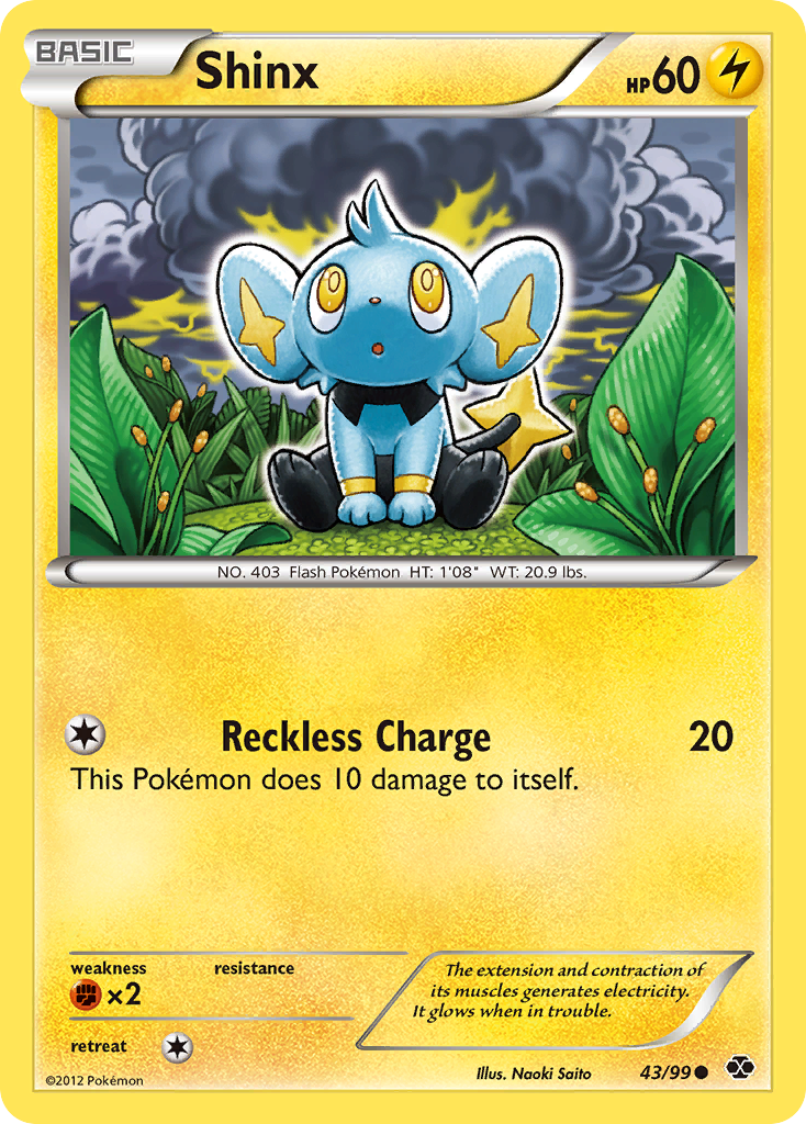 Shinx (43/99) [Black & White: Next Destinies] | Game Master's Emporium (The New GME)