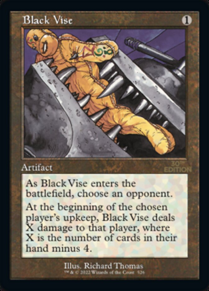 Black Vise (Retro) [30th Anniversary Edition] | Game Master's Emporium (The New GME)