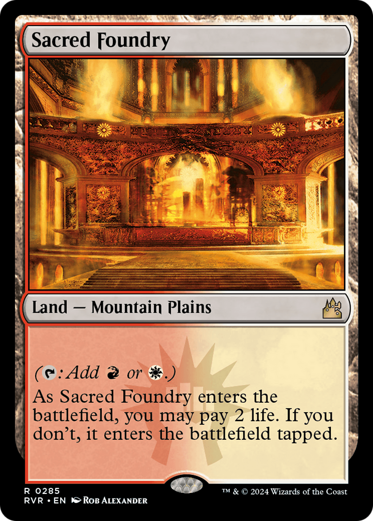 Sacred Foundry [Ravnica Remastered] | Game Master's Emporium (The New GME)