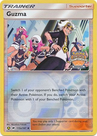Guzma (115a/147) (Regional Championship Promo) [Sun & Moon: Burning Shadows] | Game Master's Emporium (The New GME)
