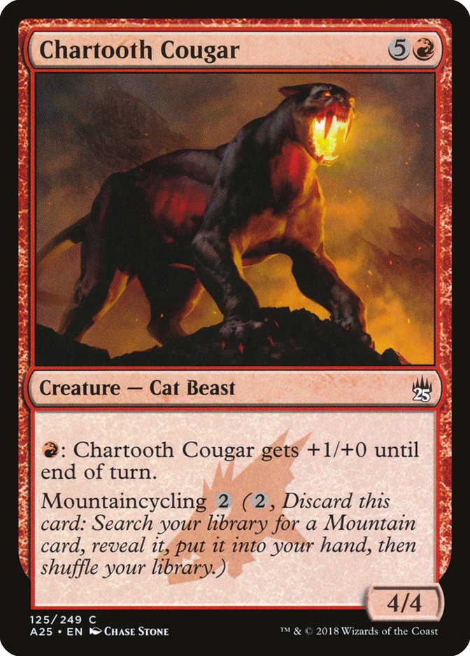 Chartooth Cougar [Masters 25] | Game Master's Emporium (The New GME)
