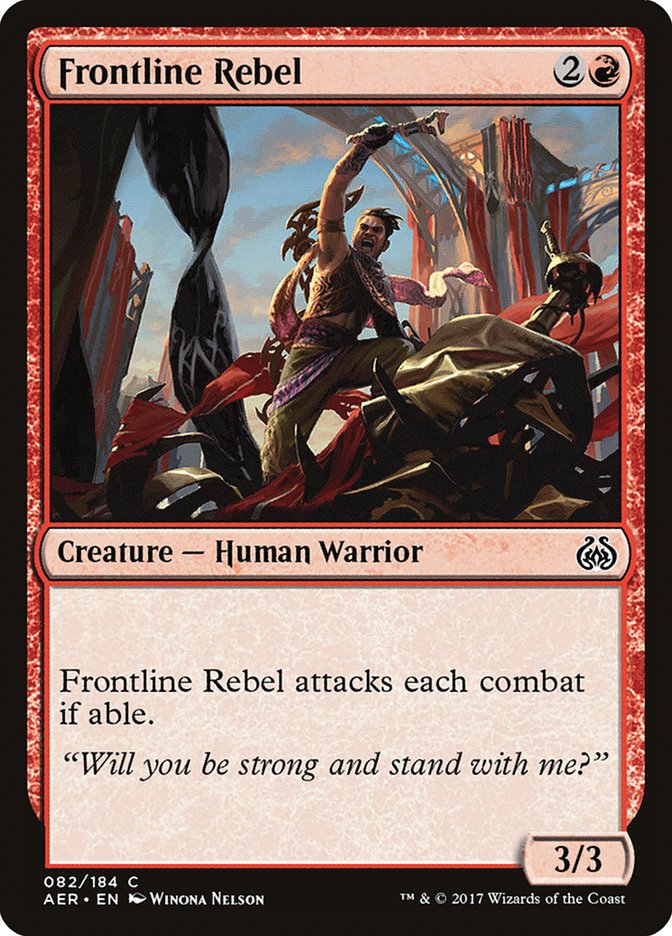 Frontline Rebel [Aether Revolt] | Game Master's Emporium (The New GME)