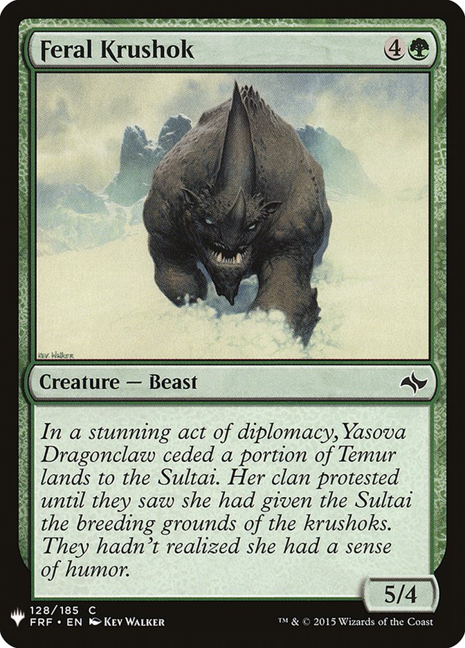 Feral Krushok [Mystery Booster] | Game Master's Emporium (The New GME)