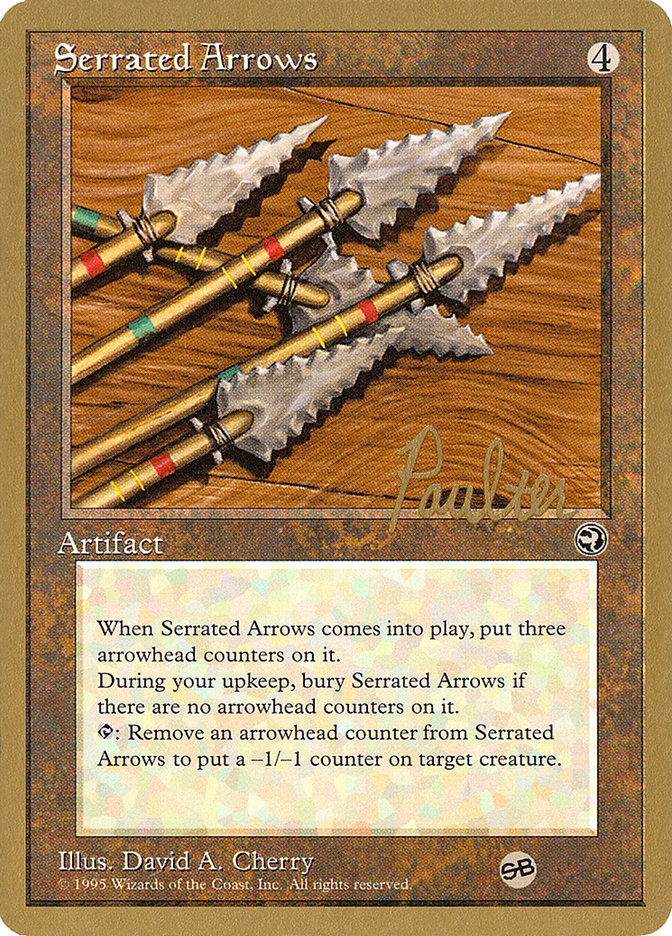 Serrated Arrows (Preston Poulter) (SB) [Pro Tour Collector Set] | Game Master's Emporium (The New GME)