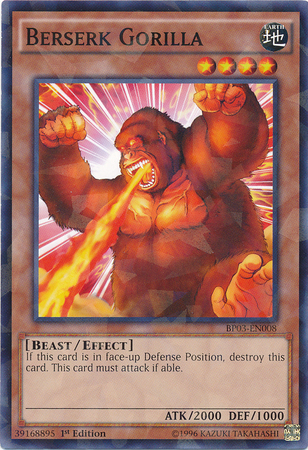 Berserk Gorilla [BP03-EN008] Shatterfoil Rare | Game Master's Emporium (The New GME)