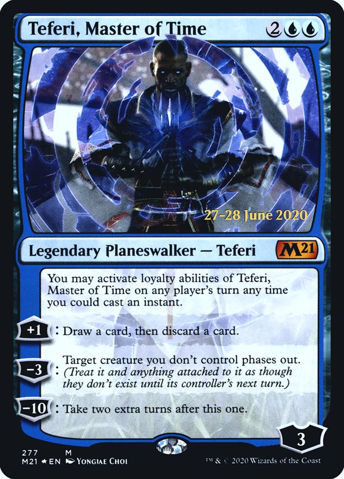 Teferi, Master of Time (277) [Core Set 2021 Prerelease Promos] | Game Master's Emporium (The New GME)