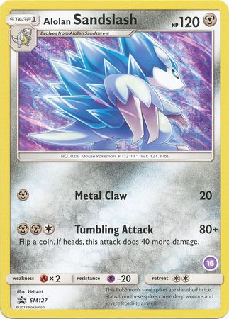 Alolan Sandslash (SM127) (Deck Exclusive #16) [Sun & Moon: Trainer Kit - Alolan Sandslash] | Game Master's Emporium (The New GME)