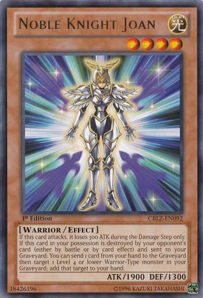 Noble Knight Joan [CBLZ-EN092] Rare | Game Master's Emporium (The New GME)