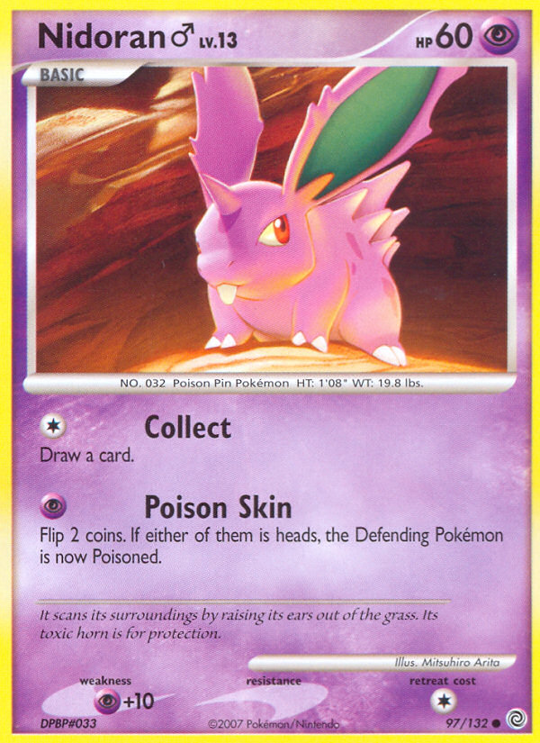 Nidoran (97/132) (Male) [Diamond & Pearl: Secret Wonders] | Game Master's Emporium (The New GME)