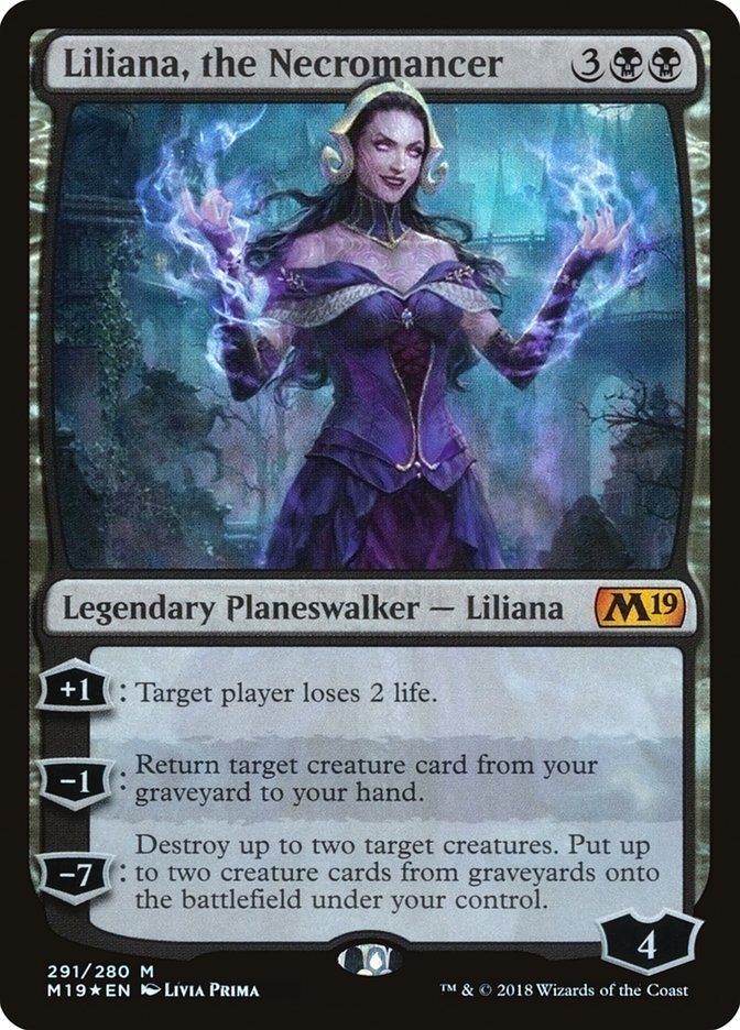 Liliana, the Necromancer [Core Set 2019] | Game Master's Emporium (The New GME)