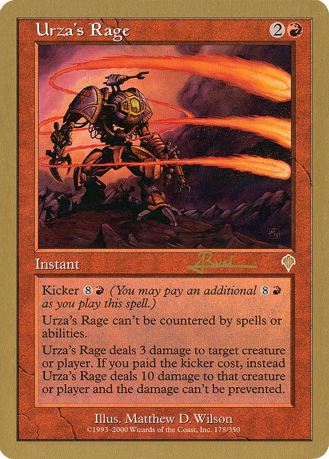 Urza's Rage (Antoine Ruel) [World Championship Decks 2001] | Game Master's Emporium (The New GME)