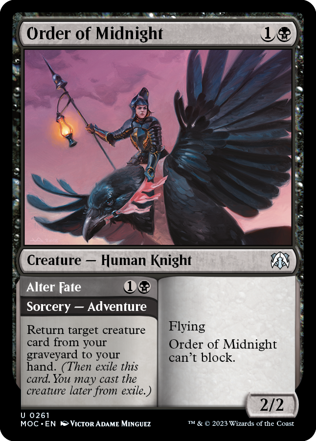 Order of Midnight // Alter Fate [March of the Machine Commander] | Game Master's Emporium (The New GME)