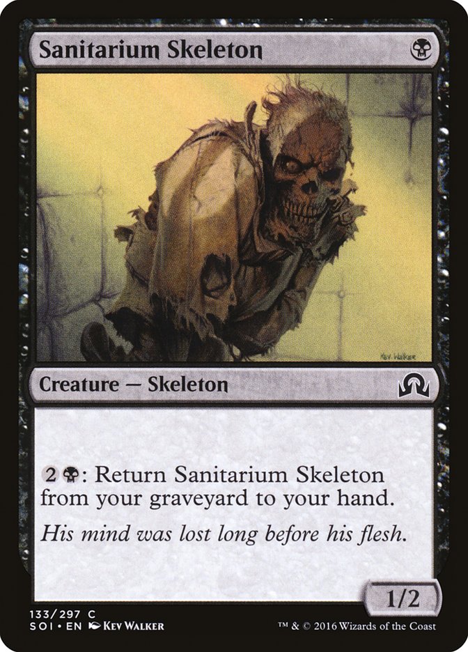 Sanitarium Skeleton [Shadows over Innistrad] | Game Master's Emporium (The New GME)
