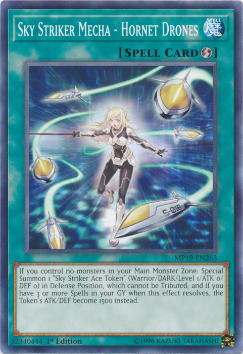 Sky Striker Mecha - Hornet Drones [MP19-EN263] Common | Game Master's Emporium (The New GME)