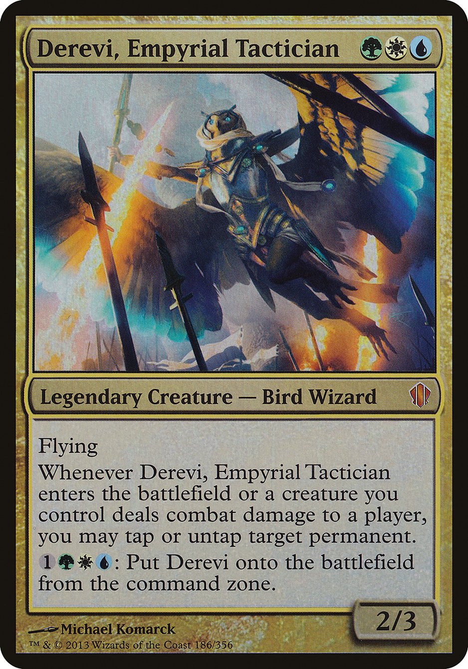 Derevi, Empyrial Tactician (Oversized) [Commander 2013 Oversized] | Game Master's Emporium (The New GME)
