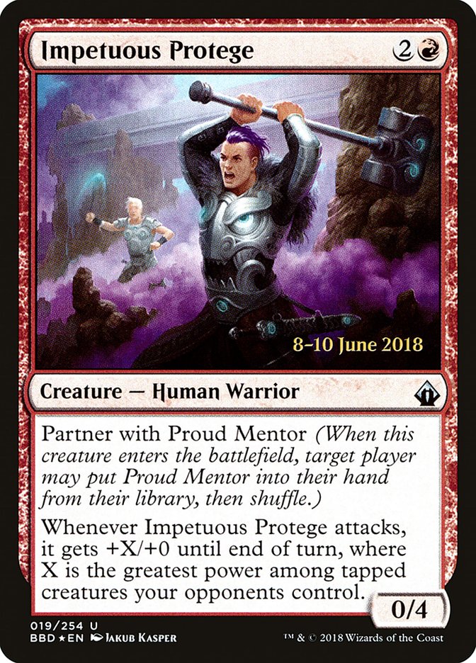 Impetuous Protege [Battlebond Prerelease Promos] | Game Master's Emporium (The New GME)