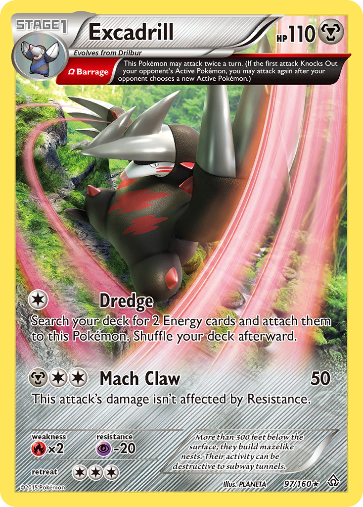 Excadrill (97/160) [XY: Primal Clash] | Game Master's Emporium (The New GME)