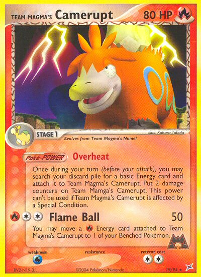 Team Magma's Camerupt (19/95) [EX: Team Magma vs Team Aqua] | Game Master's Emporium (The New GME)