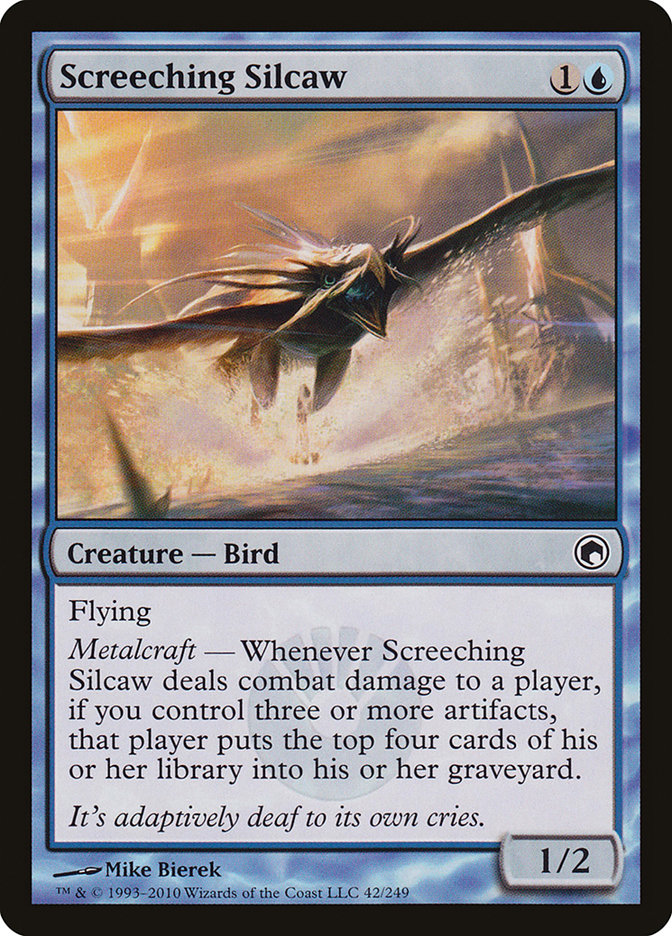 Screeching Silcaw [Scars of Mirrodin] | Game Master's Emporium (The New GME)