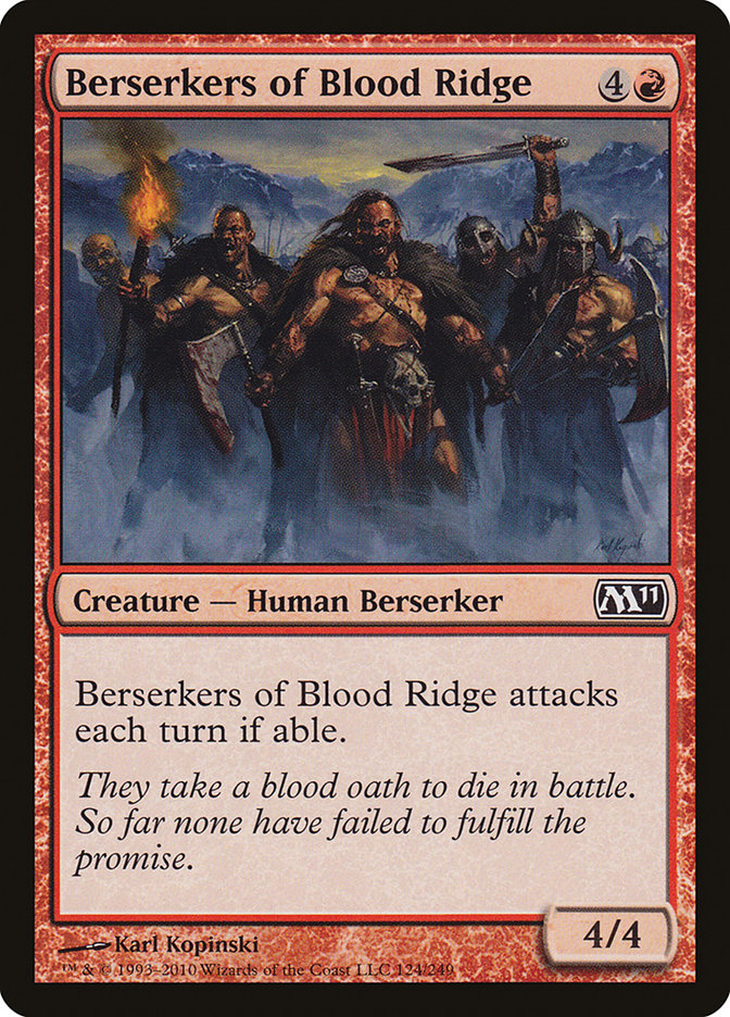 Berserkers of Blood Ridge [Magic 2011] | Game Master's Emporium (The New GME)