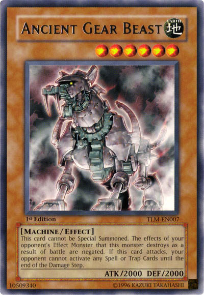 Ancient Gear Beast [TLM-EN007] Rare | Game Master's Emporium (The New GME)